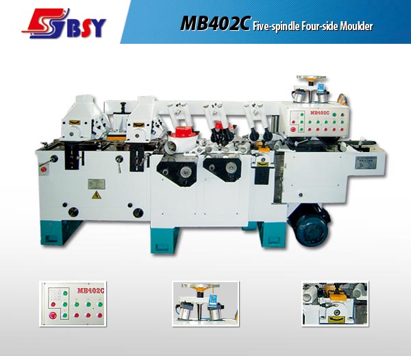 MB402C Five-spindle Four-side Moulder